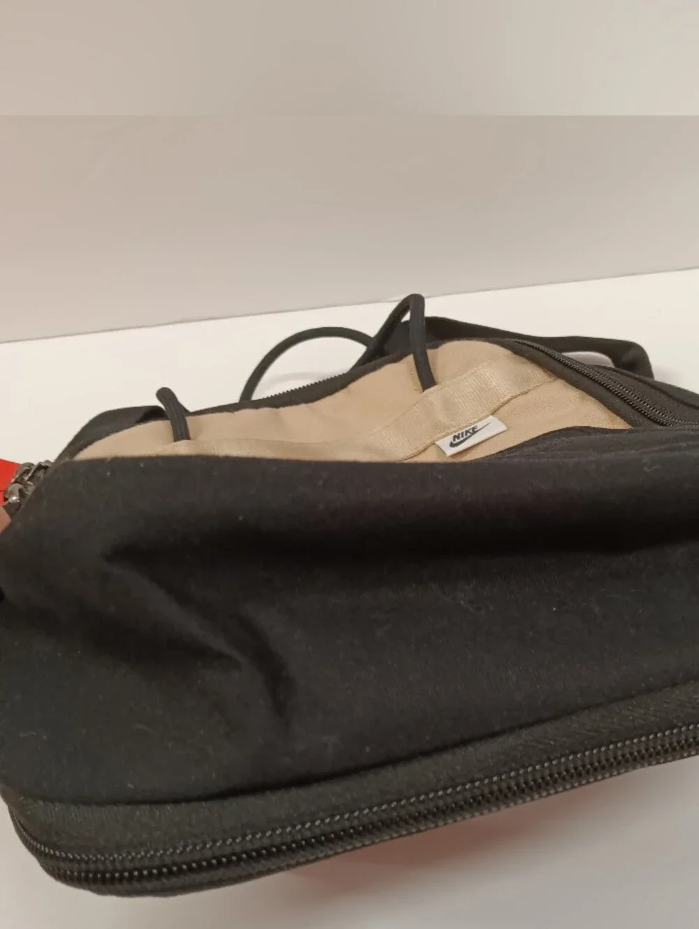 NWT Nike Mini Backpack Black & Tan Canvas